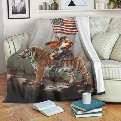 Joe Exotic Tiger Ride V2 Blanket