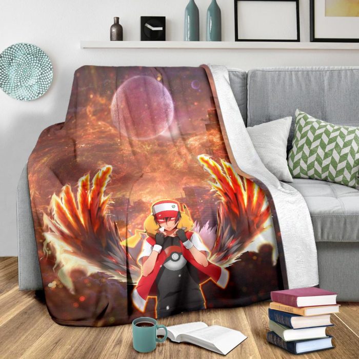 Lucifer Ash Pokemon Blanket