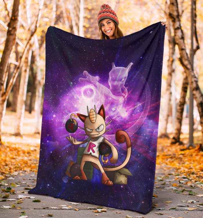 Mewth And Mewto Pokemon Blanket