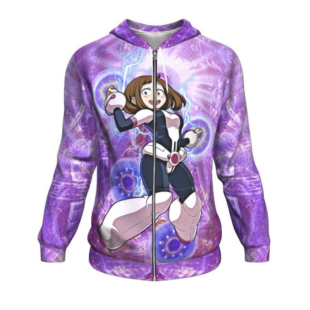 Mystic Uraraka Ochako Hoodie Zip / S