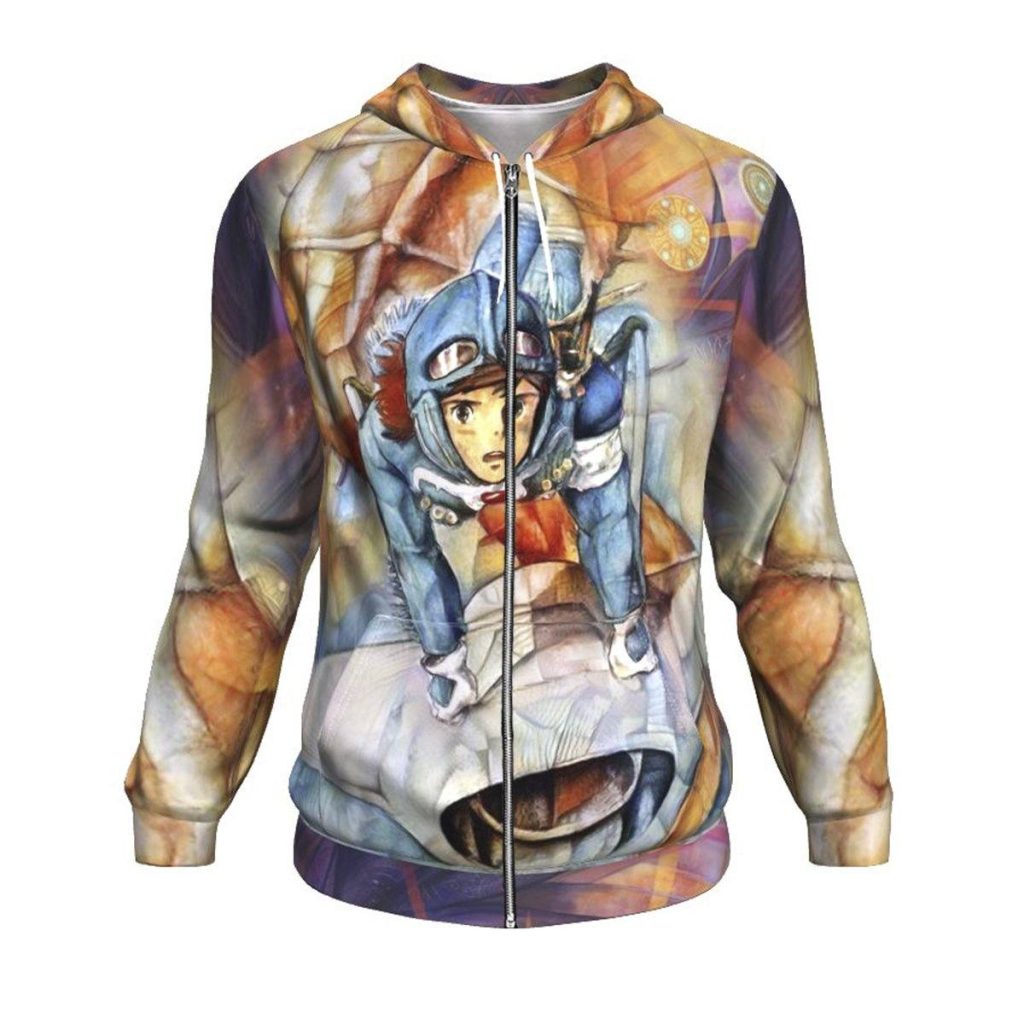 Nausicaa Of The Valley Wind Hoodie Zip / S