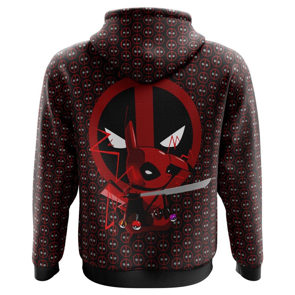 Pikachu Deadpool Pokemon Hoodie