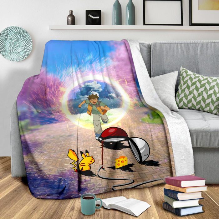 Pikachu Kidnap Pokemon Blanket