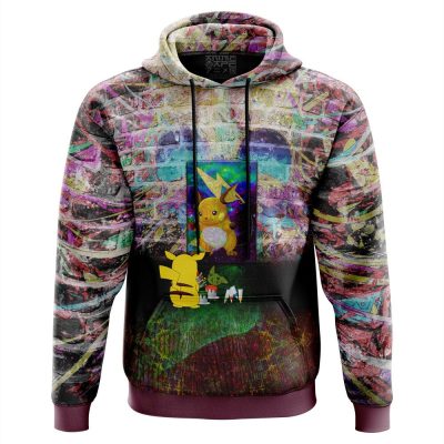 Pikachu Painting Pokemon Hoodie