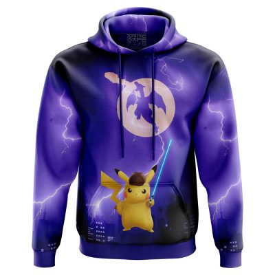 Pikachu With Sword Pokemon Hoodie