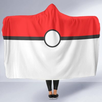 Pokemon Ball Hooded Blanket