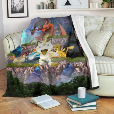 Pokemon Floating Hills Blanket