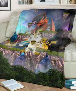 Pokemon Floating Hills Blanket