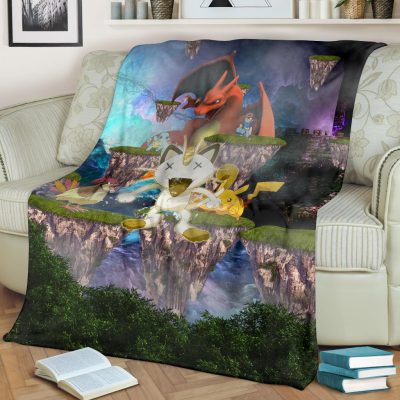 Pokemon Floating Hills Blanket