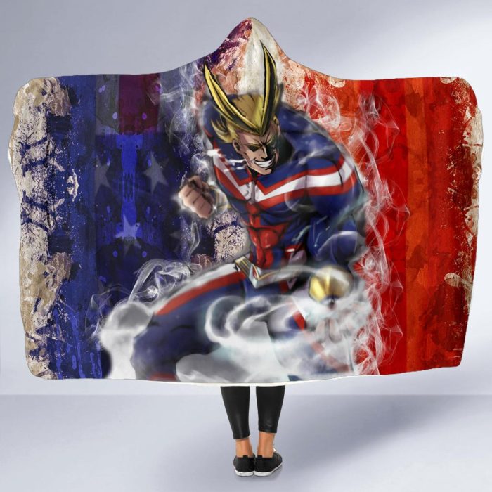 Power All Might Hooded Blanket
