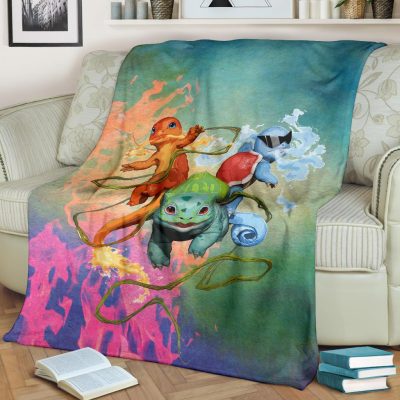 Power Pokemon Attack Blanket