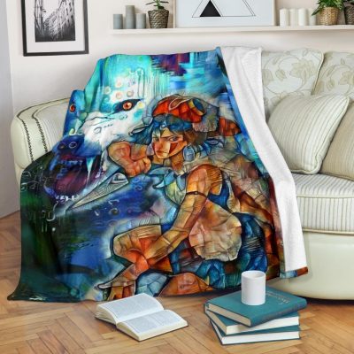 Raging Princess Mononoke Blanket