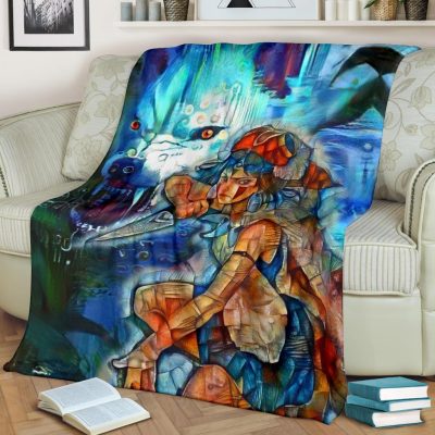 Raging Princess Mononoke Blanket