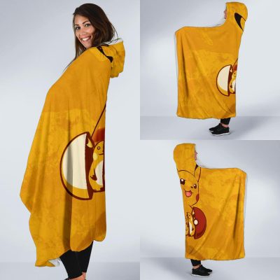 Russian Doll Pikachu Pokemon Hooded Blanket