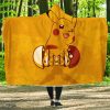 Russian Doll Pikachu Pokemon Hooded Blanket