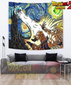 Starry Night Dbz - Namek Wall Tapestry Large 104 X 88 In (264 X 223 Cm)