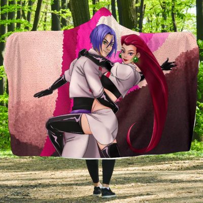 Team Rocket Pokemon Hooded Blanket