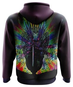 Tiger King Throne Color Hoodie
