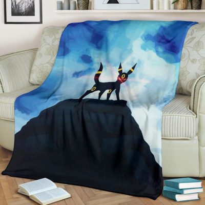 Umbreon On Mountain Pokemon Blanket