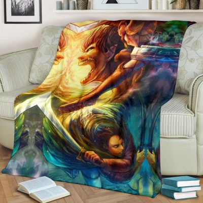 Vibrant Attack On Titan Blanket