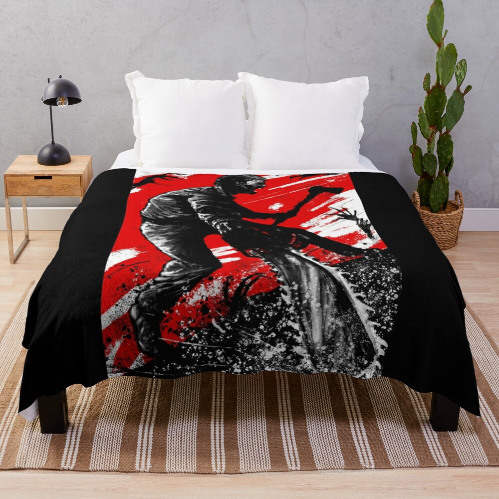 Style 1 The Evil Dead Ash Attacks Throw Blanket